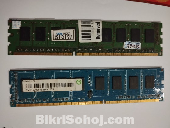 DDR 3 2GB+2GB RAM 1330 MHz